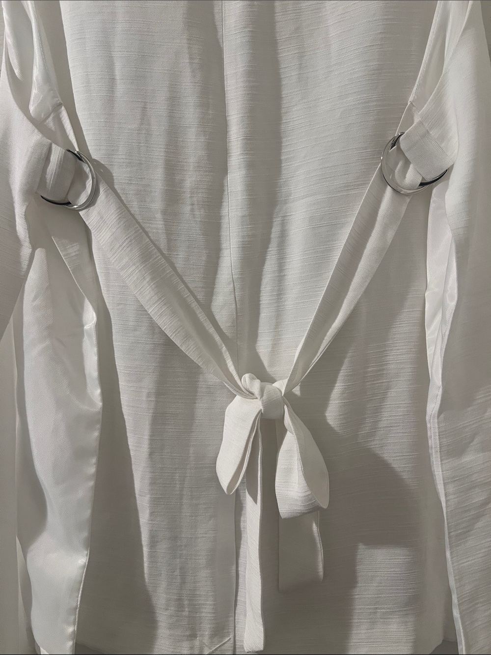 NWT Splash White Sleeveless Blazer Vest - Picture 5 of 9